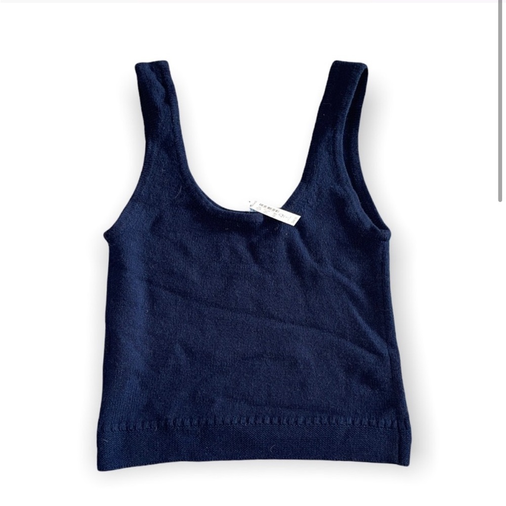 Madewell Clemence Cropped Sweater Tank